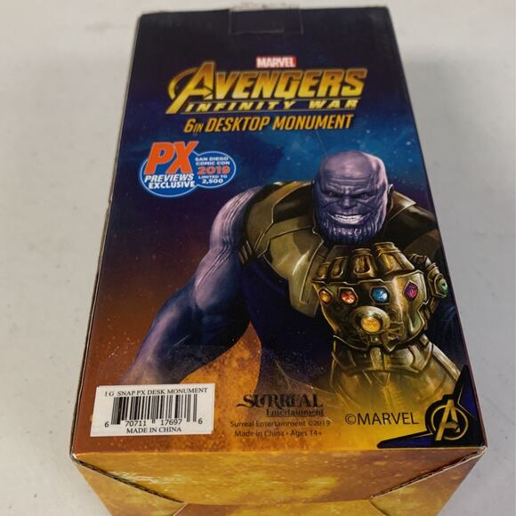 Marvel Avengers Infinity War 6” Desktop Monument - Picture 9 of 9